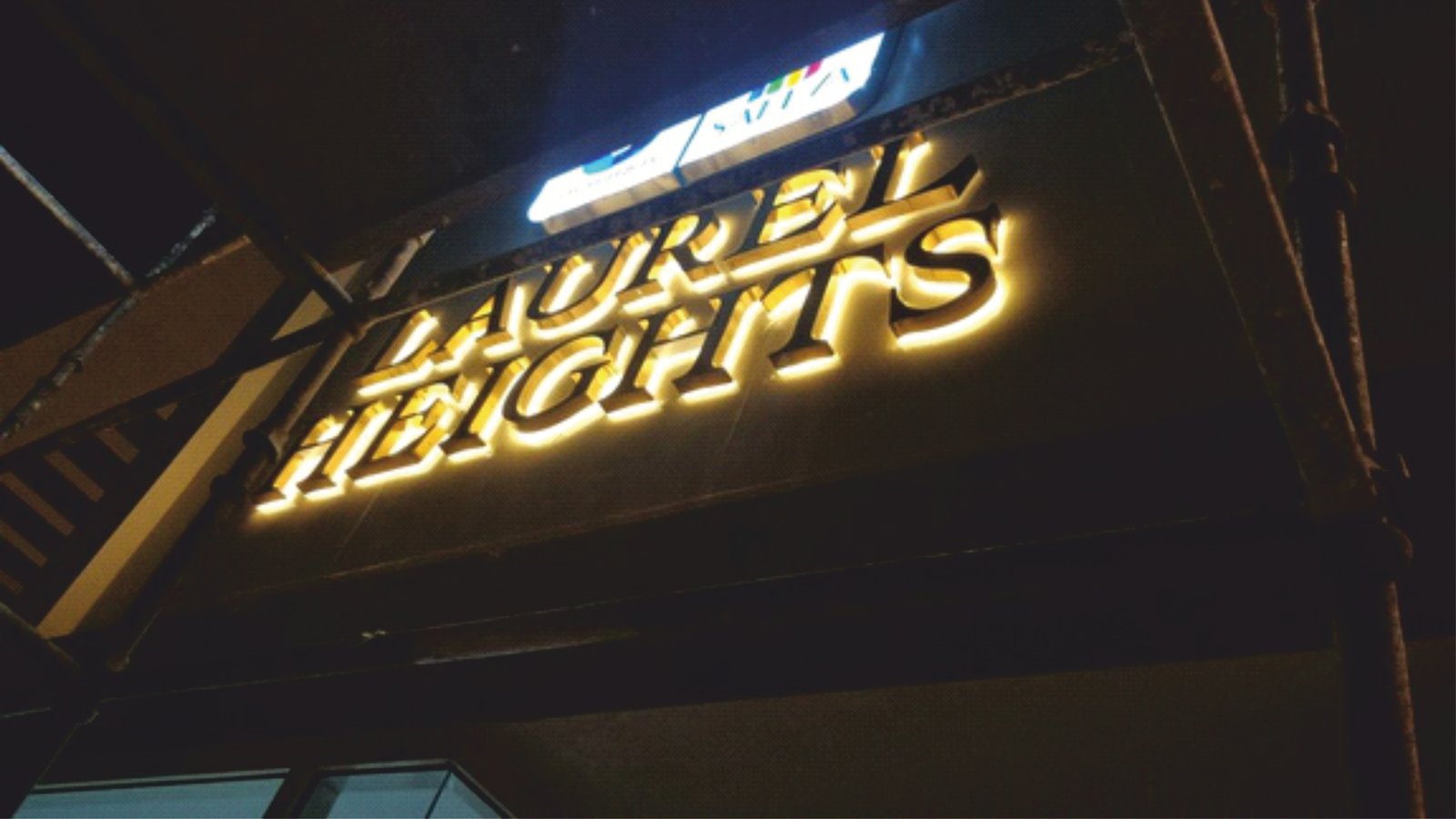 Laurel Heights — Illuminated 3D Letters